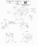 Camshaft Crankshaft Cylinder Engine Sump Lubrication Piston Group Diagram and Parts List for 12S502-0993-B1  Briggs and Stratton Engine